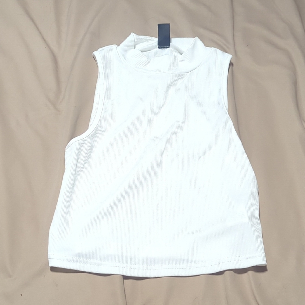 SHEIN White Sleeveless Tank Top